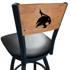 Texas State L038 Logo Voltaire 2 Bar Stool