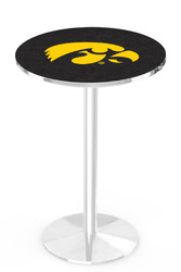 Iowa L214 Chrome Logo Table