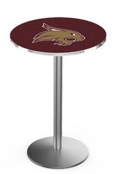 Texas State L214 Stainless Steel Logo Table
