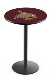 Texas State L214 Black Wrinkle Logo Table