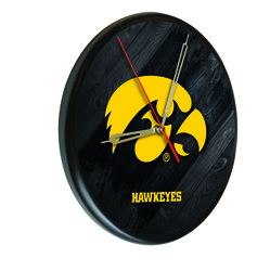 Iowa Printed Wood Clock