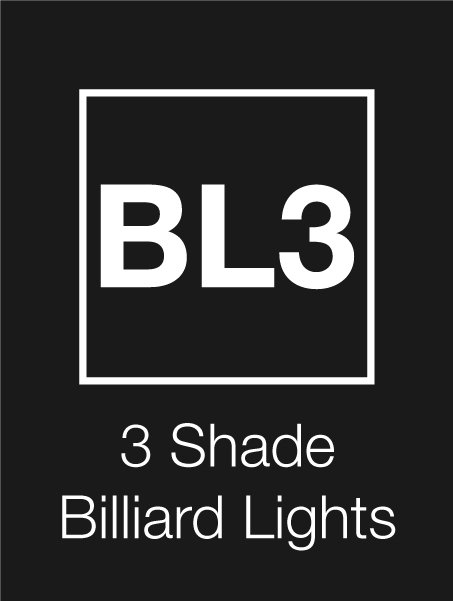 3 Shade Billiard Lights