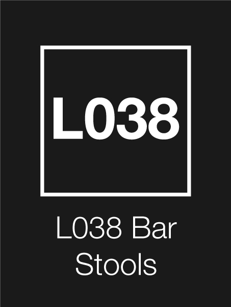 L038 Logo Bar Stools