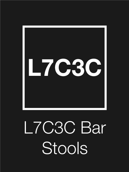 L7C3C Logo Bar Stools