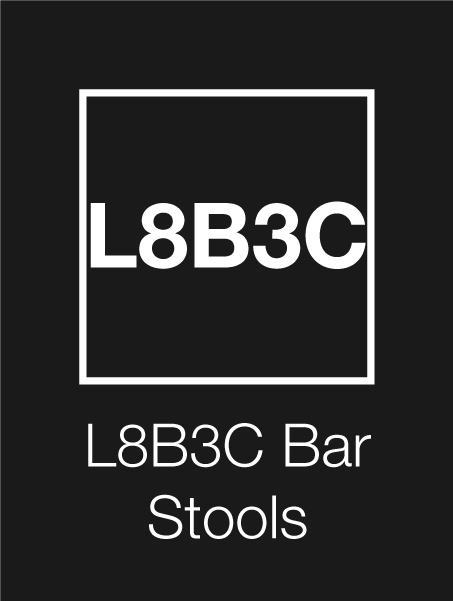 L8B3C Logo Bar Stools