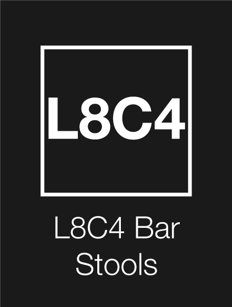 L8C4 Logo Bar Stools