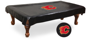 Calgary Flames Logo Billiard Table Cover