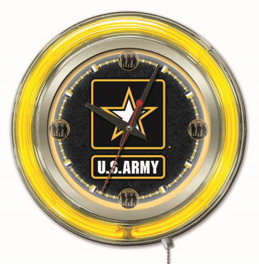 United States Army 15 Inch Neon Clock