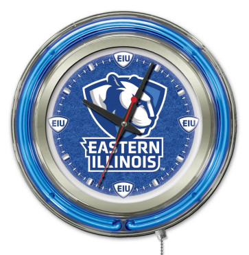Eastern Illinois 15 Inch Neon Clock