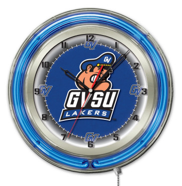 Grand Valley State 19 Inch Neon Clock
