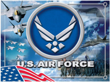 US Military Logo Printed Canvas Art