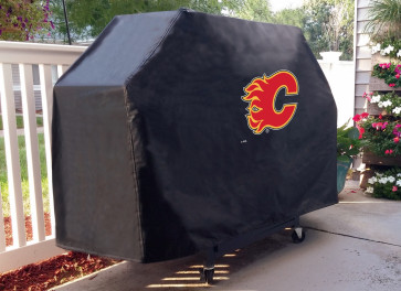 Calgary Flames Logo Grill Cover