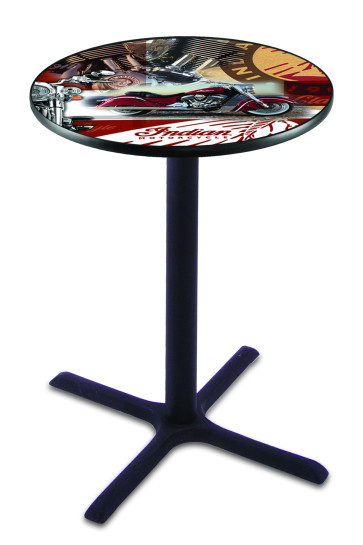 L211 Indian Motorcycle Collage Pub Table