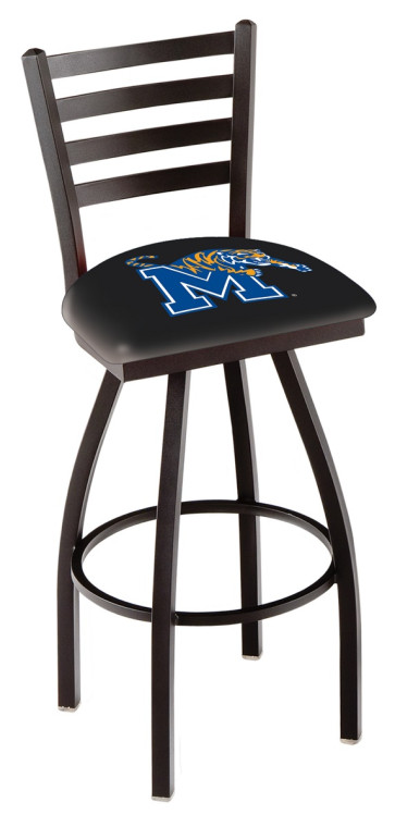 L014 University of Memphis Logo Bar Stool