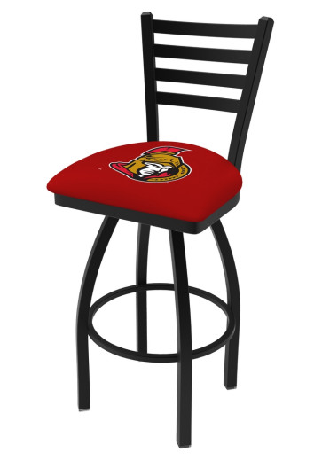 Ottawa Senators Logo L014 Ladder Back Bar Stool
