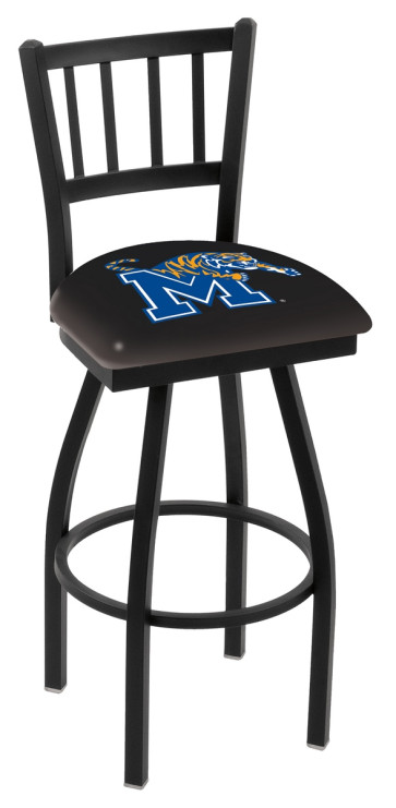 L018 University of Memphis Logo Bar Stool