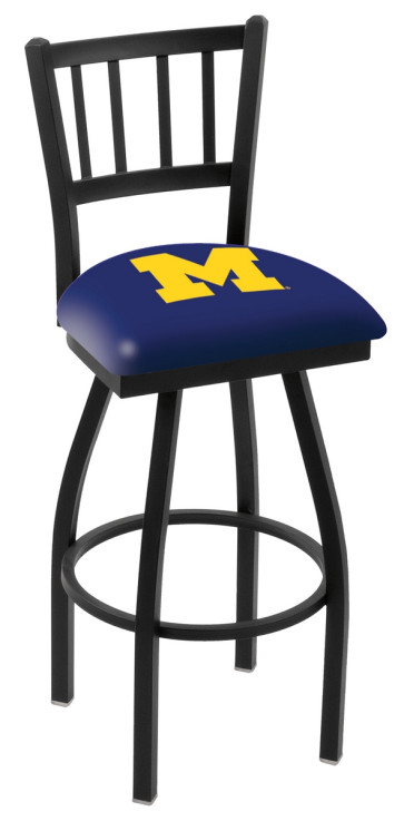 L018 University of Michigan Logo Bar Stool