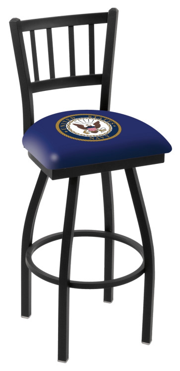 L018 US Navy Logo Bar Stool
