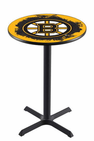 Boston Bruins Logo Design 1 L211 Pub Table