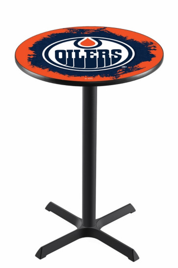 Edmonton Oilers Logo Design 1 L211 Pub Table