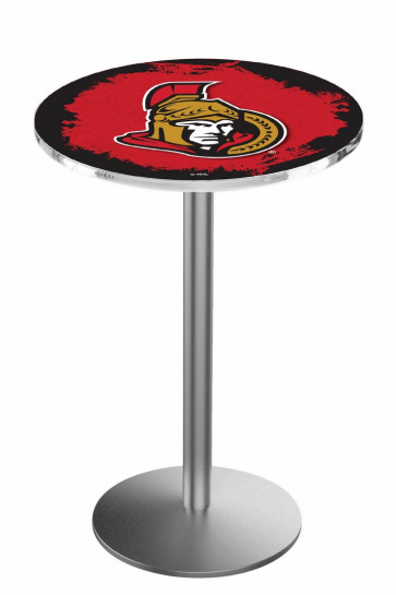 Ottawa Senators Logo Design 1 L214 Pub Table