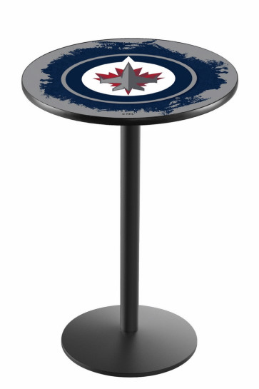 Winnipeg Jets Logo Design 1 L214 Pub Table