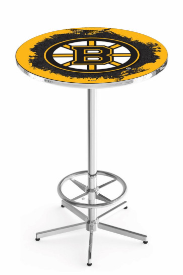 Boston Bruins Logo Design 1 L216 Pub Table
