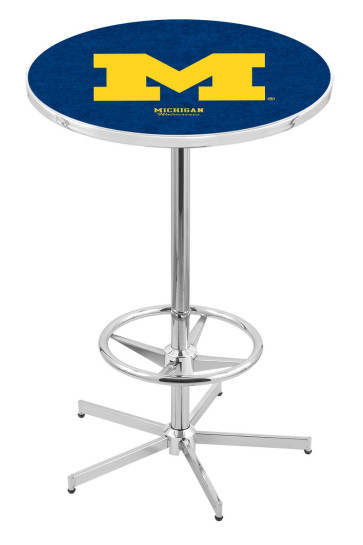Michigan L216 Logo Pub Table