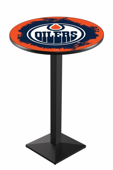 Edmonton Oilers Logo Design 1 L217 Pub Table