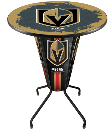 Vegas Golden Knights Logo LED Table with logo table top