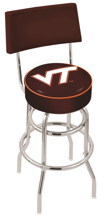 L7C4 Virginia Tech Logo Bar Stool