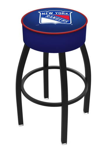 New York Rangers Logo L8B1 Backless Bar Stool