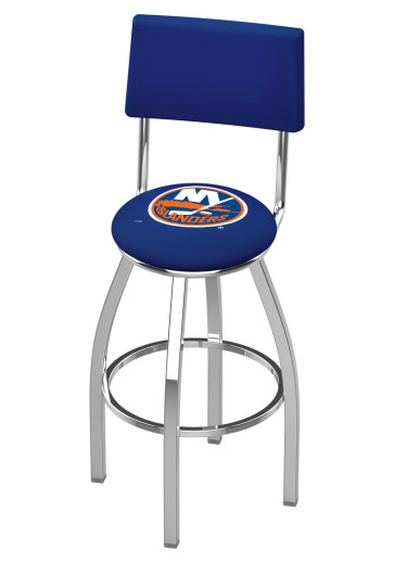 New York Islanders Logo L8C4 Bar Stool with back rest