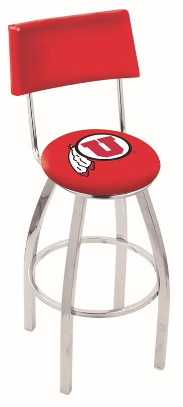 L8C4 University of Utah Logo Bar Stool