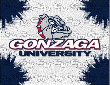 Gonzaga University Logo Printed Canvas Art
