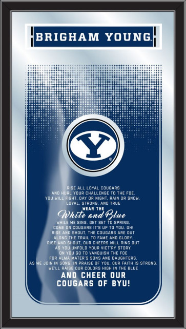 Brigham Young University Fight Song Mirror