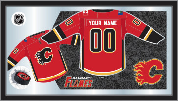 Calgary Flames Logo Jersey Mirror
