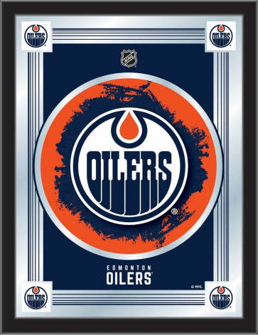Edmonton Oilers Logo Mirror