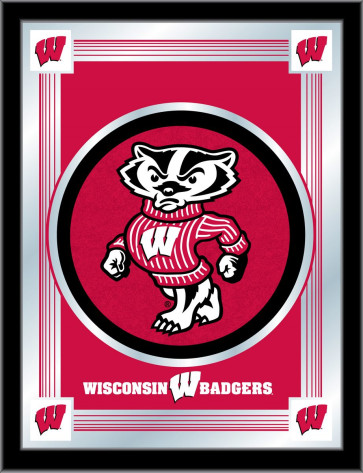 University of Wisconsin - Bucky Logo Mirror