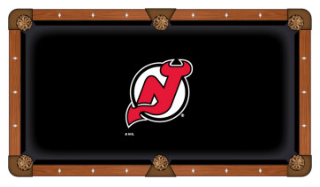 New Jersey Devils Logo Billiard Cloth