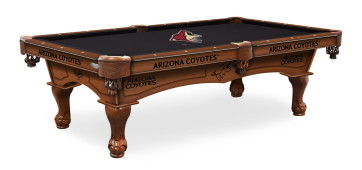 Arizona Coyotes Logo Billiard Table with Logo Cloth