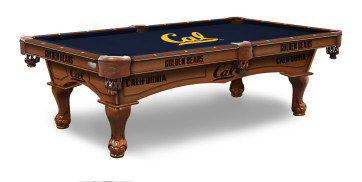 California Pool Table With Logo Cloth