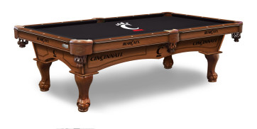 Cincinnati Pool Table With Logo Cloth