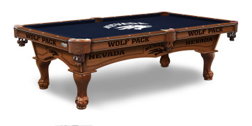 University of Nevada Pool Table With Logo Cloth
