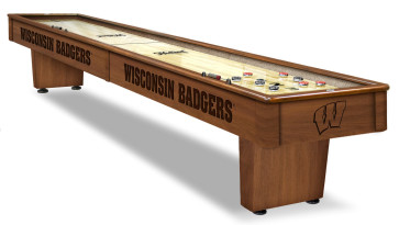 Wisconsin Badgers Shuffleboard Table