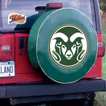 Colorado State Green Tire Cover Lifestyle