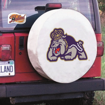James Madison White Tire Cover Lifestyle