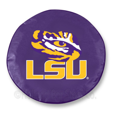 Louisiana State University Logo Tire Cover - Purple