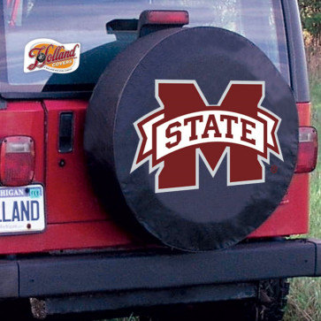 Mississippi State University Logo Tire Cover - Black