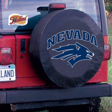 University of Nevada Logo Tire Cover - Black